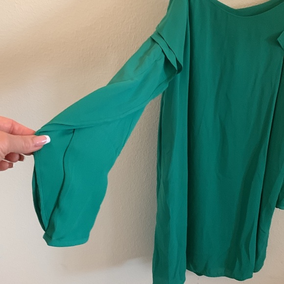 Kelly Green Loft Petite Dress - Picture 2 of 3